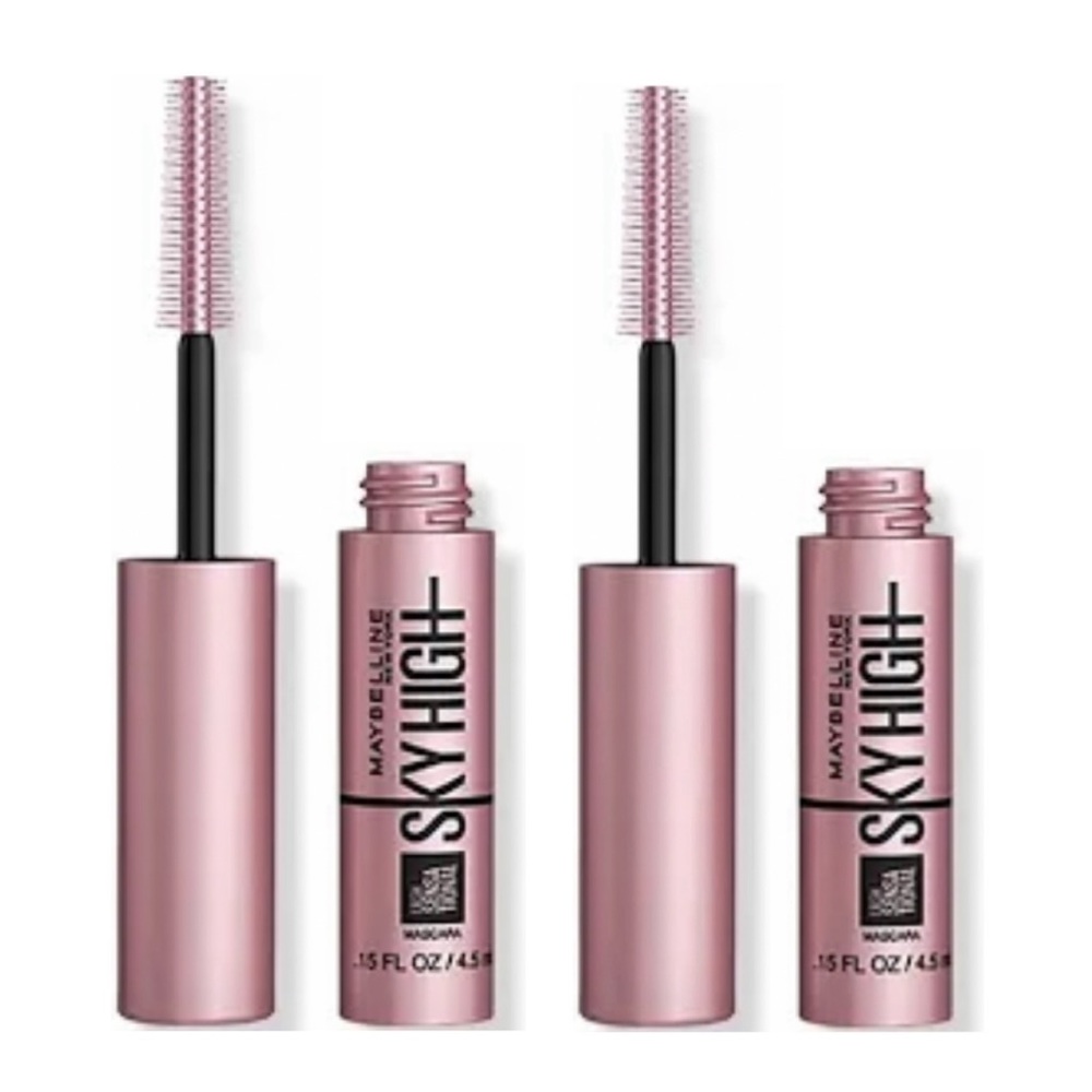 $7❤️‍🔥 Maybelline Lash Sensational Sky High Mascara 2PK BLACKEST BLACK 👁️ NEW